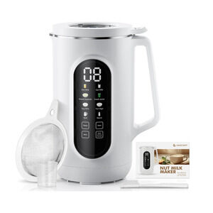Amzchef 10 in 1 Nut Milk Maker Almond Oat Soy Fresh Juice Delay Timer Warmer NEW